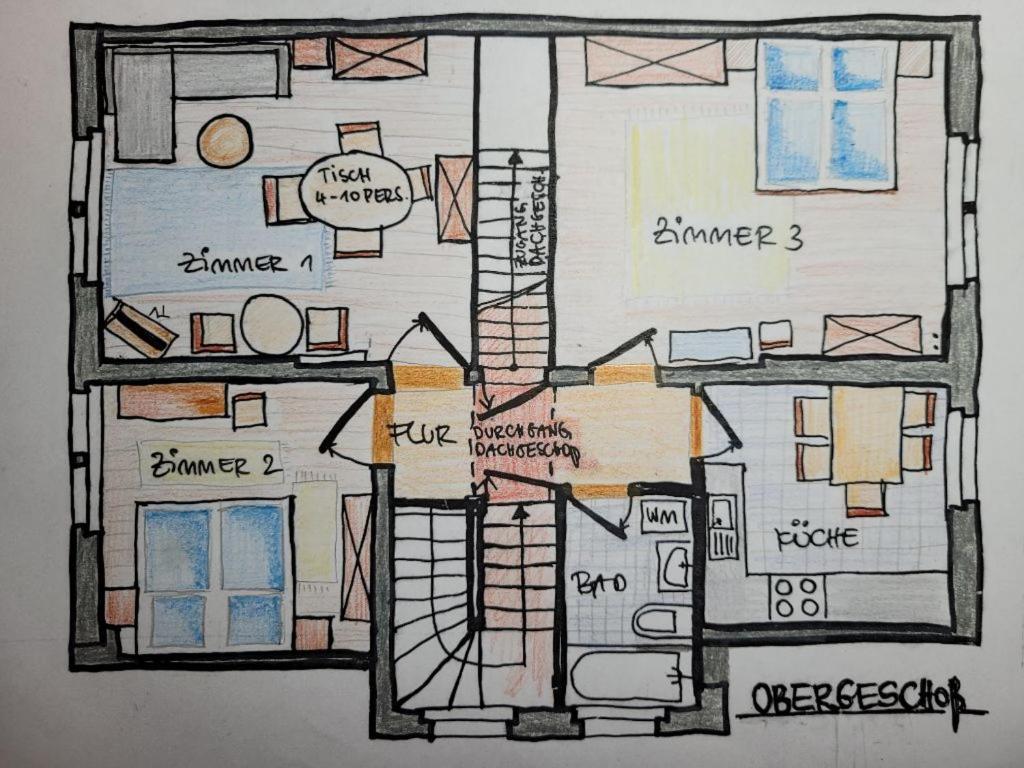 Haus Schmeile Magdeburgo Esterno foto